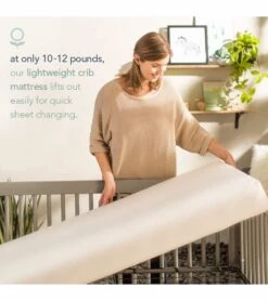 Naturepedic MC34 No-Compromise 2 Stage Lightweight Organic Classic Mattress -Britax || Little Unicorn || Graco Shop naturepedic mc34 no compromise 2 stage lightweight organic classic mattress 114