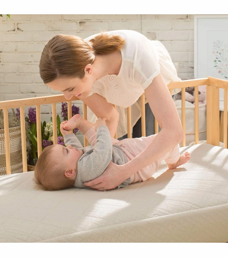 Naturepedic MC47 Ultra Breathable 2-Stage Organic Crib Mattress 6 Naturepedic MC47 Ultra Breathable 2-Stage Organic Crib Mattress - Image 6