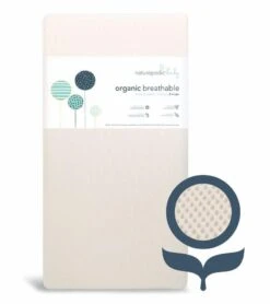 Naturepedic Organic Breathable 2-Stage Baby Crib Mattress