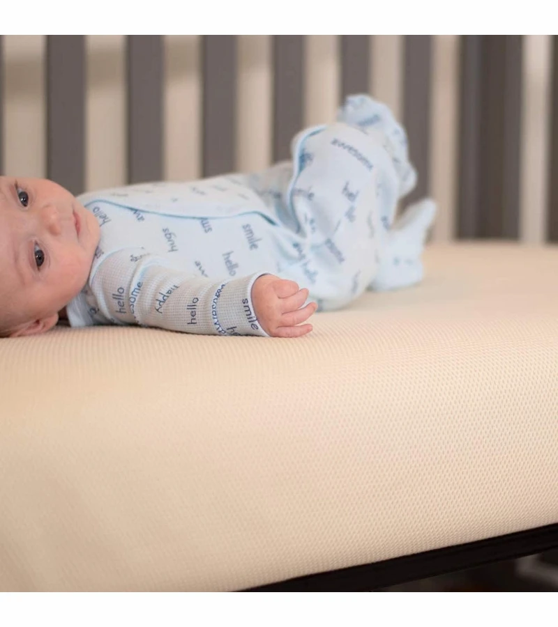 Naturepedic Organic Breathable 2-Stage Baby Innerspring Crib Mattress 3 Naturepedic Organic Breathable 2-Stage Baby Innerspring Crib Mattress - Image 3