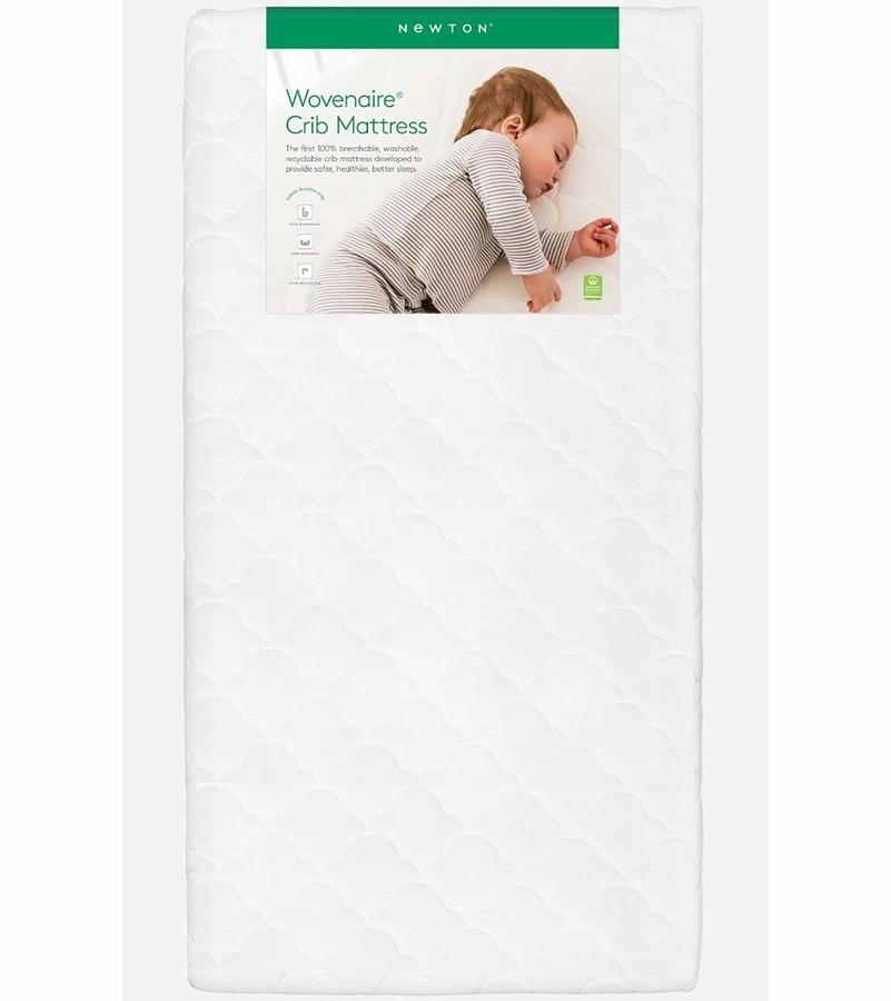 Newton Wovenaire Crib Mattress - Cloud White 1 Newton Wovenaire Crib Mattress - Cloud White