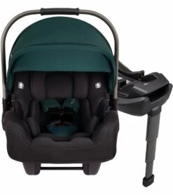 Nuna PIPA RX Lightweight Infant Car Seat + RELX Base With Load Leg - Lagoon
