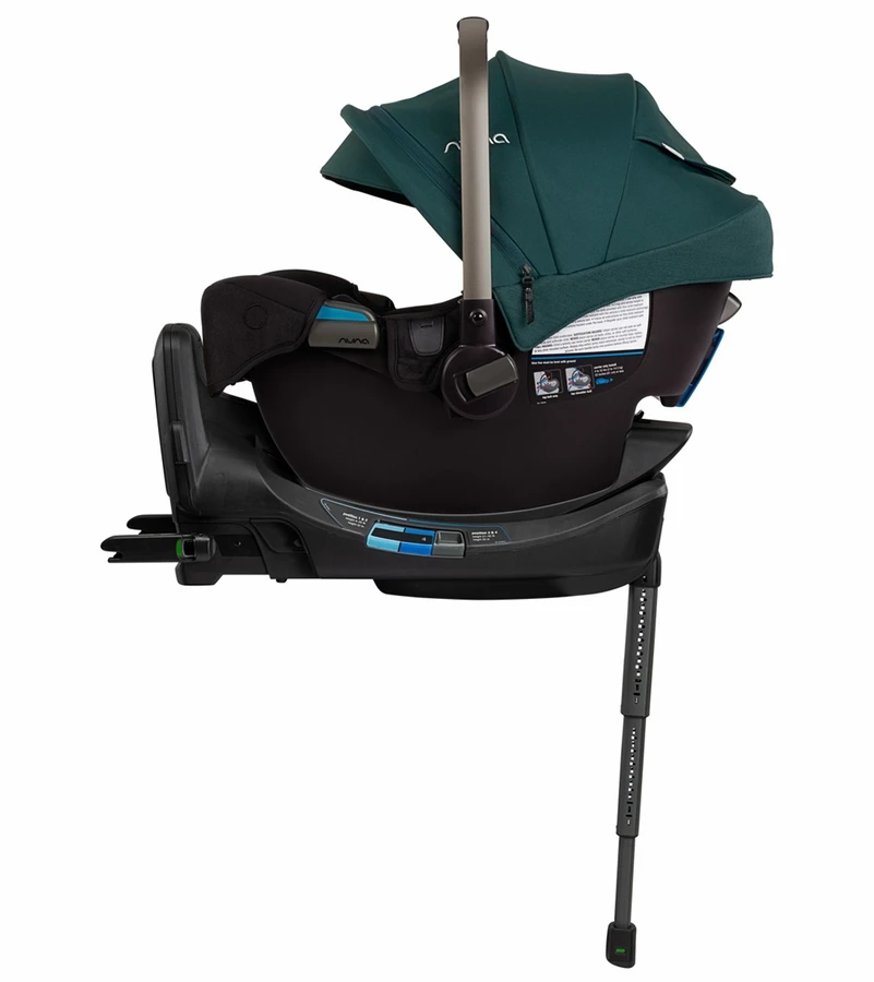 Nuna PIPA RX Lightweight Infant Car Seat + RELX Base With Load Leg - Lagoon 3 Nuna PIPA RX Lightweight Infant Car Seat + RELX Base With Load Leg - Lagoon - Image 3