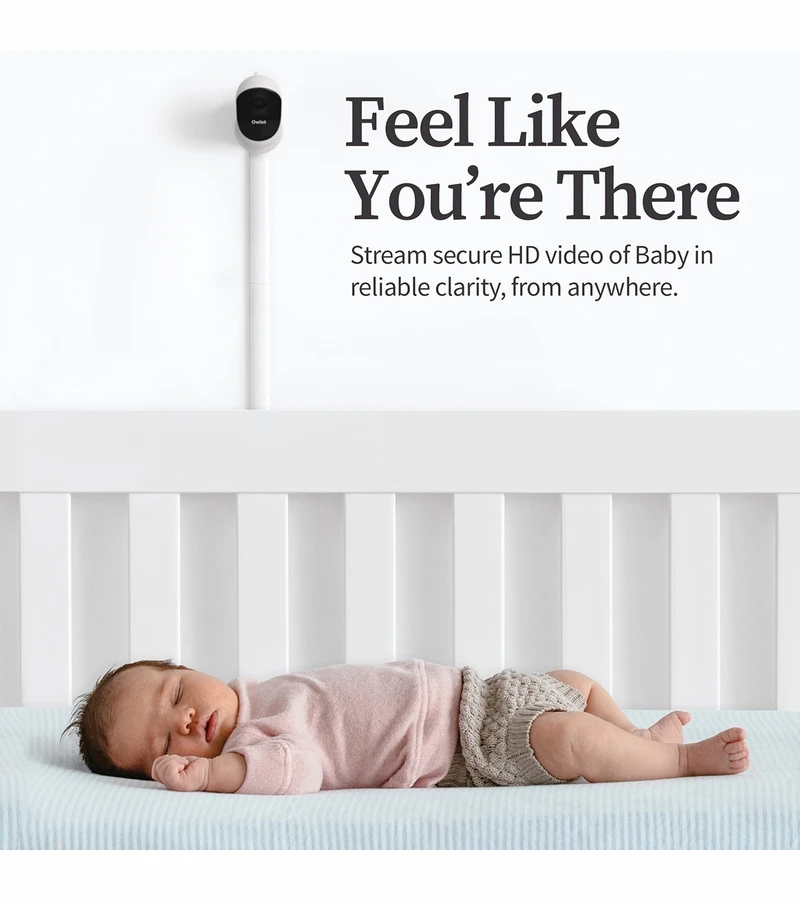 Owlet Cam 2 Smart HD Video Baby Monitor - White 3 Owlet Cam 2 Smart HD Video Baby Monitor - White - Image 3