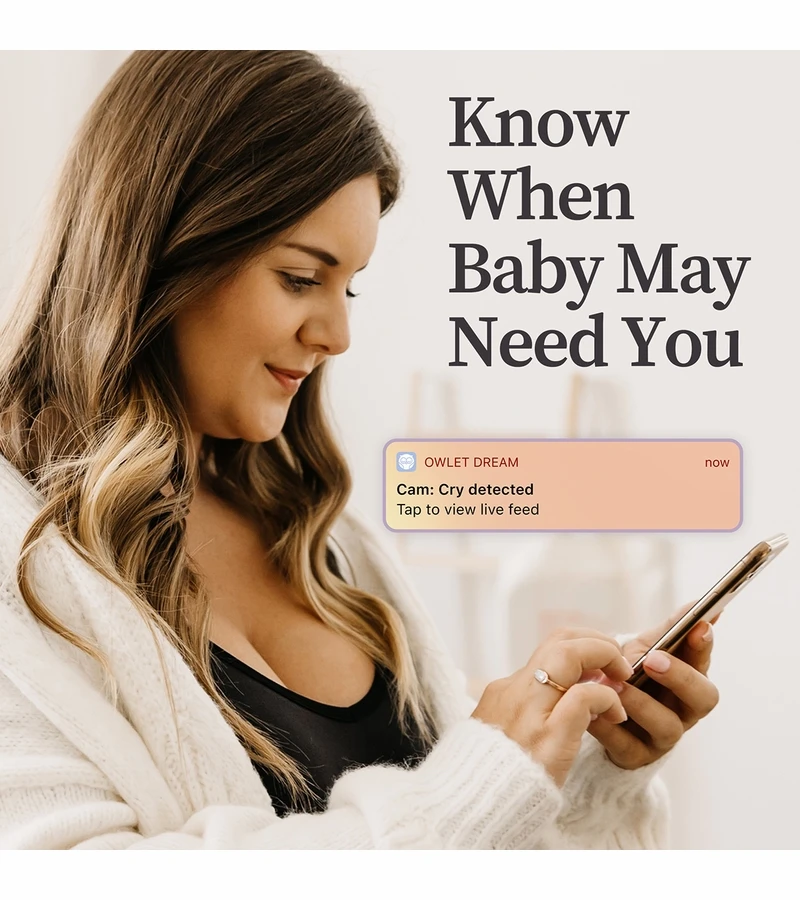 Owlet Cam 2 Smart HD Video Baby Monitor - White 4 Owlet Cam 2 Smart HD Video Baby Monitor - White - Image 4