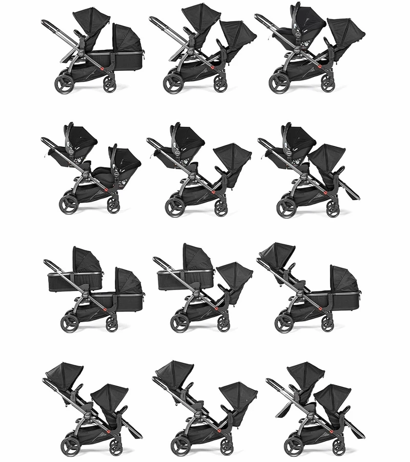 Peg Perego YPSI + Primo Viaggio 4-35 Nido Travel System Bundle - City Grey / Atmosphere 7 Peg Perego YPSI + Primo Viaggio 4-35 Nido Travel System Bundle - City Grey / Atmosphere - Image 7