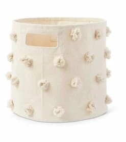Petit Pehr Pom Pom Basket - Bin - Natural