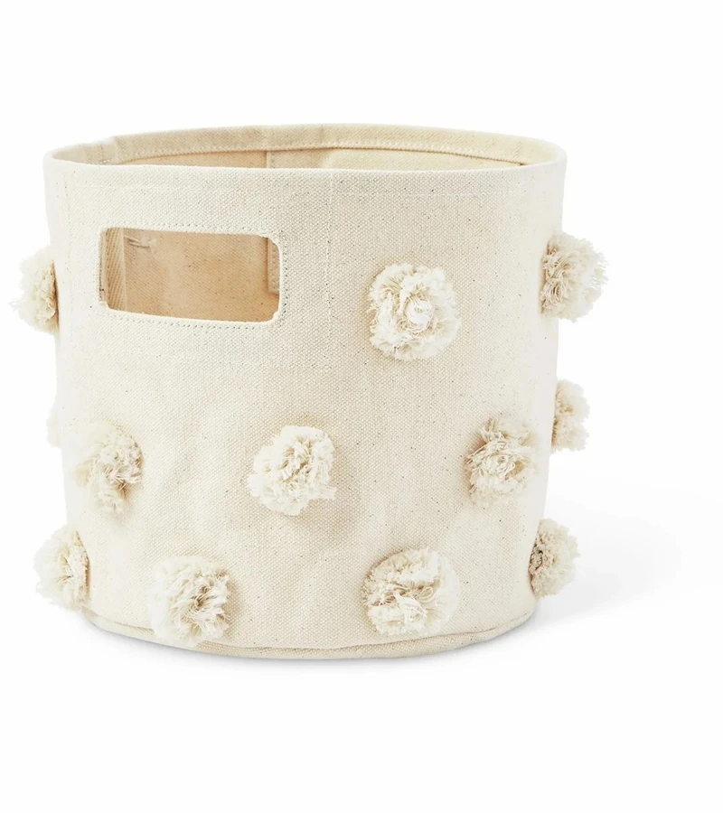 Petit Pehr Pom Pom Basket - Mini - Natural 1 Petit Pehr Pom Pom Basket - Mini - Natural