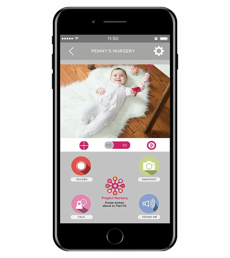 Project Nursery 5" HD Dual Connect Wi-Fi Baby Monitor System 7 Project Nursery 5" HD Dual Connect Wi-Fi Baby Monitor System - Image 7