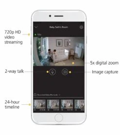 Safety 1st HD WiFi Baby Monitor - White -Britax || Little Unicorn || Graco Shop safety 1st hd wifi baby monitor white 186