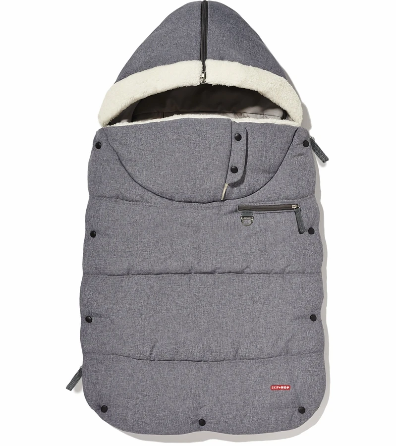 Skip Hop 3 Season Footmuff, Infant - Heather Gray 1 Skip Hop 3 Season Footmuff, Infant - Heather Gray