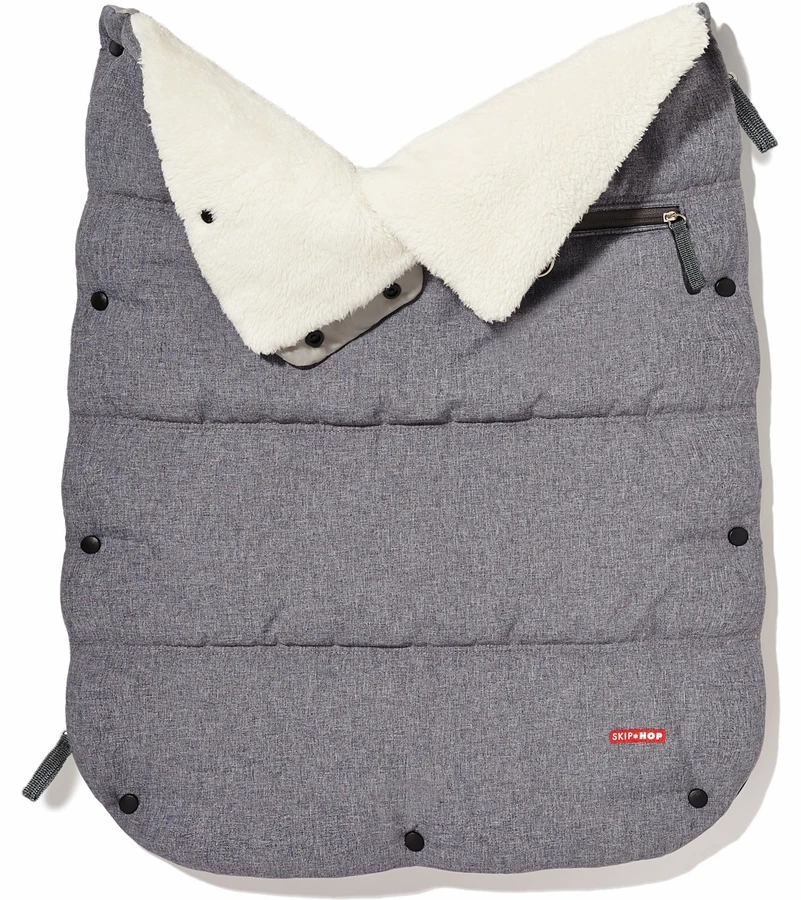 Skip Hop 3 Season Footmuff, Infant - Heather Gray 3 Skip Hop 3 Season Footmuff, Infant - Heather Gray - Image 3