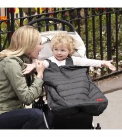 Skip Hop 3 Season Footmuff, Toddler - Black 10 Skip Hop 3 Season Footmuff, Toddler - Black -Britax || Little Unicorn || Graco Shop skip hop 3 season footmuff toddler black 227