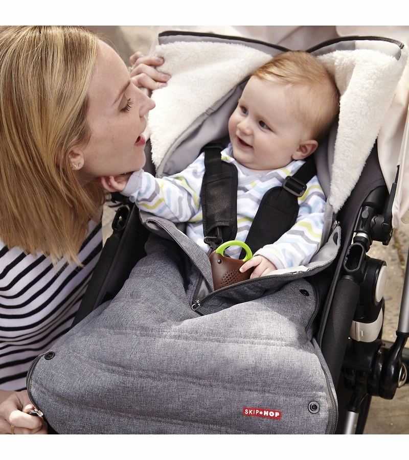 Skip Hop 3 Season Footmuff, Toddler - Heather Gray 6 Skip Hop 3 Season Footmuff, Toddler - Heather Gray - Image 6