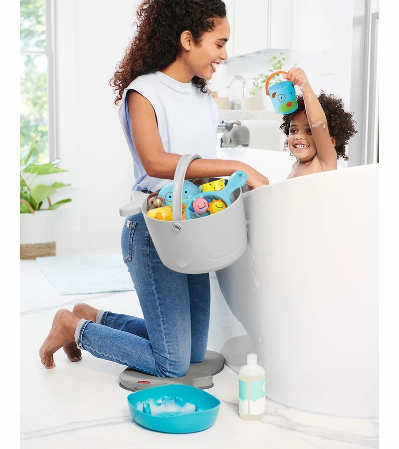 Skip Hop MOBY Fun-Filled Bath Toy Bucket Gift Set 2 Skip Hop MOBY Fun-Filled Bath Toy Bucket Gift Set - Image 2