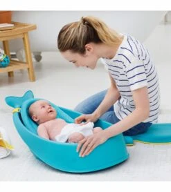 Skip Hop Moby Smart Sling 3-Stage Tub - Blue 11 Skip Hop Moby Smart Sling 3-Stage Tub - Blue -Britax || Little Unicorn || Graco Shop skip hop moby smart sling 3 stage tub blue 46