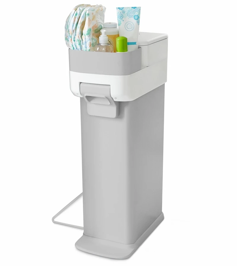 Skip Hop Nursery Style Diaper Pail - Grey 1 Skip Hop Nursery Style Diaper Pail - Grey