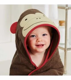 Skip Hop ZOO Hooded Towel - Monkey -Britax || Little Unicorn || Graco Shop skip hop zoo hooded towel monkey 117