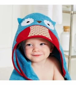 Skip Hop ZOO Hooded Towel - Owl -Britax || Little Unicorn || Graco Shop skip hop zoo hooded towel owl 119