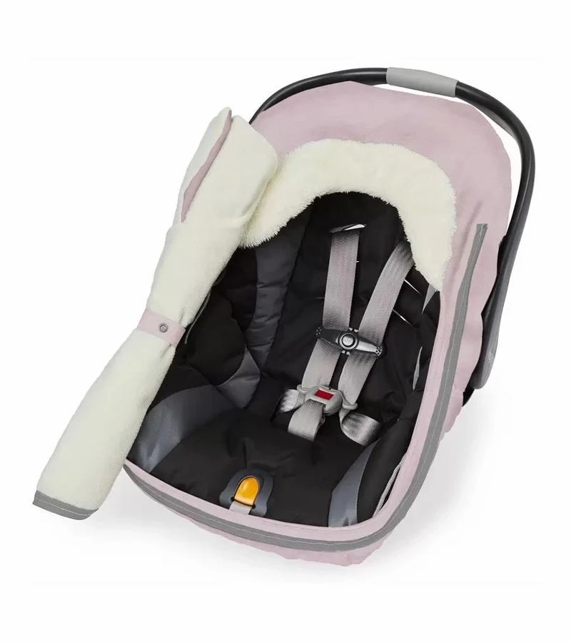 Skip Hop Skp Hop Stroll & Go Car Seat Cover - Pink Heather 3 Skip Hop Skp Hop Stroll & Go Car Seat Cover - Pink Heather - Image 3