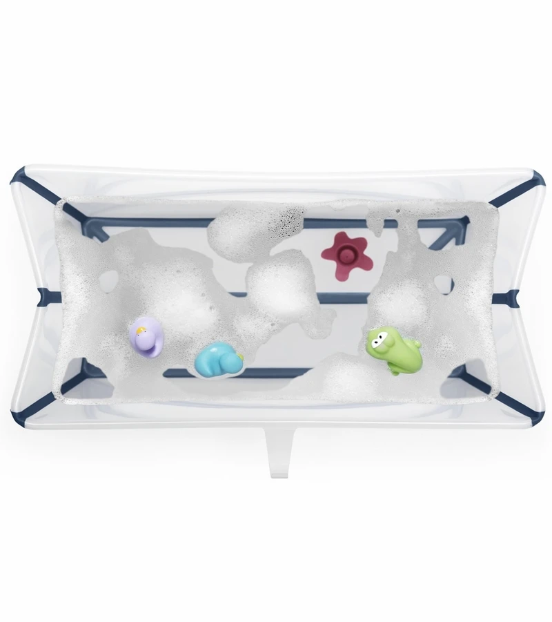 Stokke Flexi Bath Heat Sensitive - Transparent Blue 3 Stokke Flexi Bath Heat Sensitive - Transparent Blue - Image 3