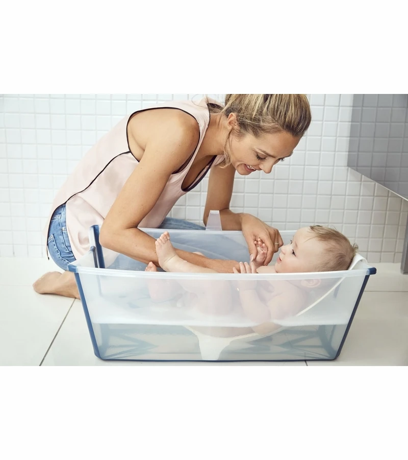 Stokke Flexi Bath Heat Sensitive - Transparent Blue 5 Stokke Flexi Bath Heat Sensitive - Transparent Blue - Image 5