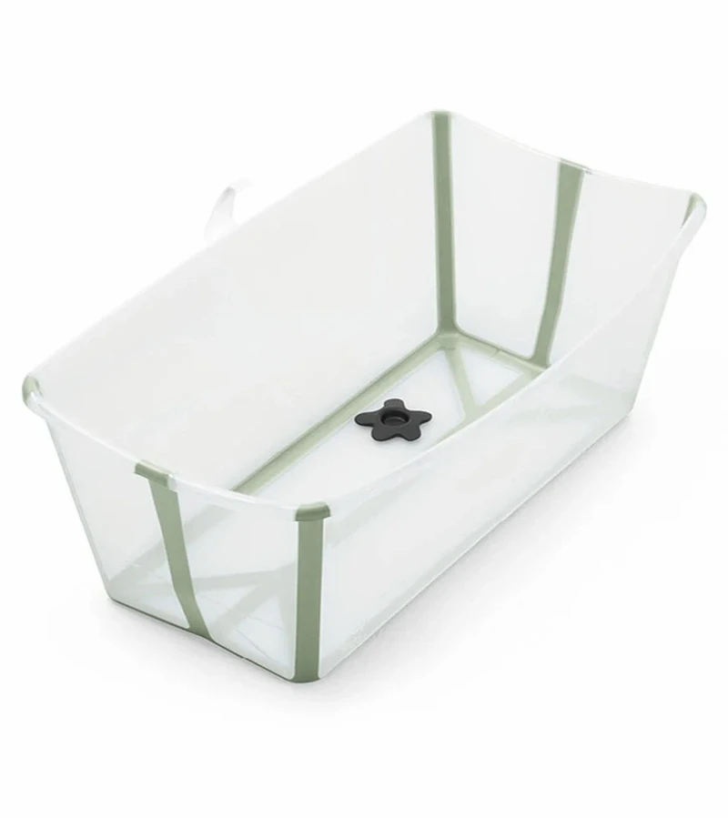 Stokke Flexi Bath Heat Sensitive - Transparent Green 1 Stokke Flexi Bath Heat Sensitive - Transparent Green