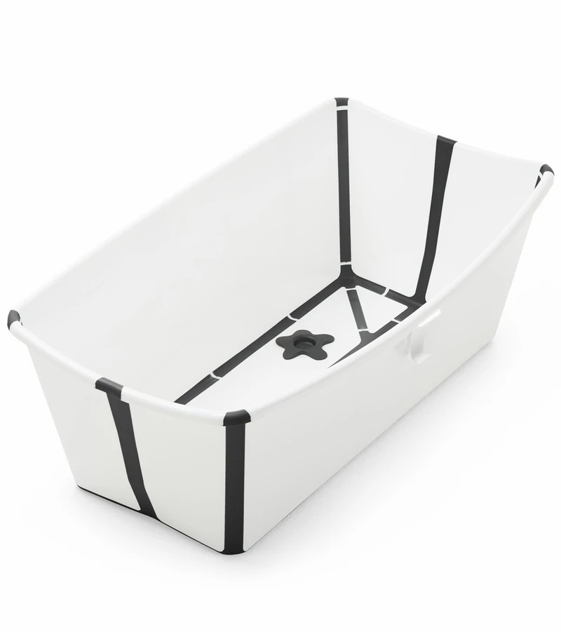 Stokke Flexi Bath Heat Sensitive - White Black 1 Stokke Flexi Bath Heat Sensitive - White Black