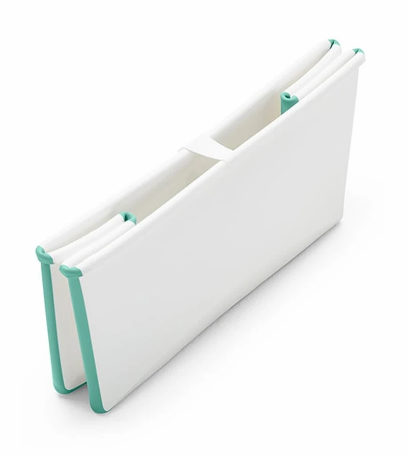 Stokke Flexi Bath & Newborn Support - White/Aqua 2 Stokke Flexi Bath & Newborn Support - White/Aqua - Image 2