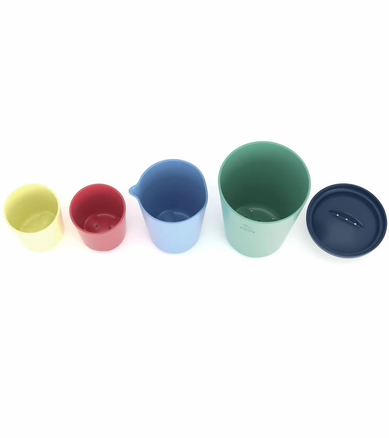 Stokke Flexi Bath Toy Cups - Multi 2 Stokke Flexi Bath Toy Cups - Multi - Image 2