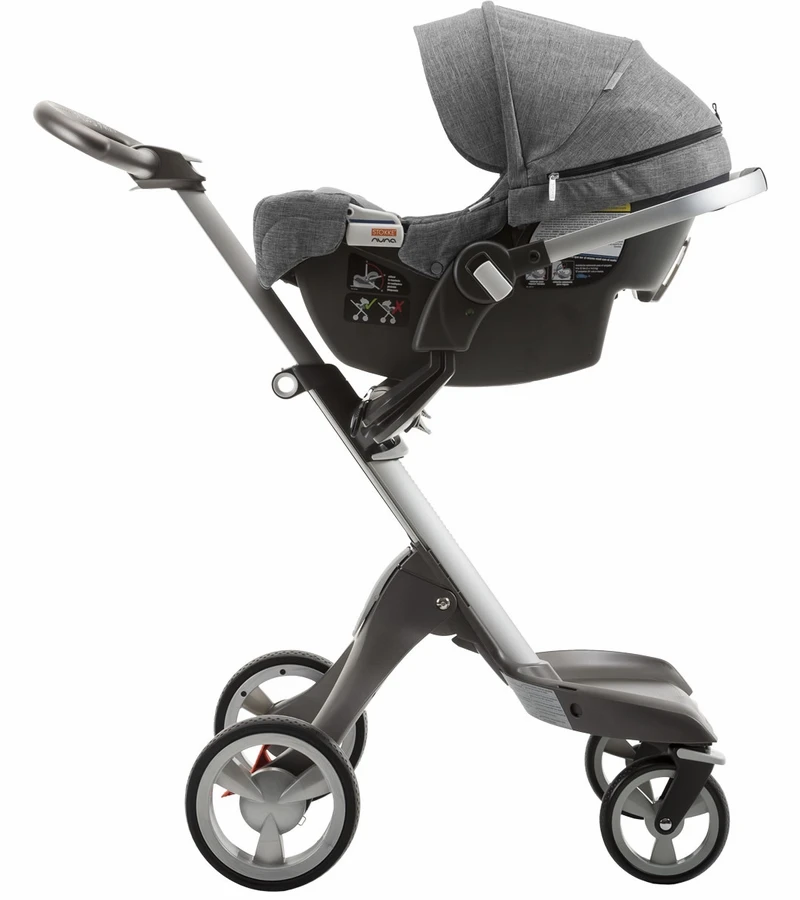Stokke Pipa Infant Car Seat By Nuna - Black Melange 6 Stokke Pipa Infant Car Seat By Nuna - Black Melange - Image 6