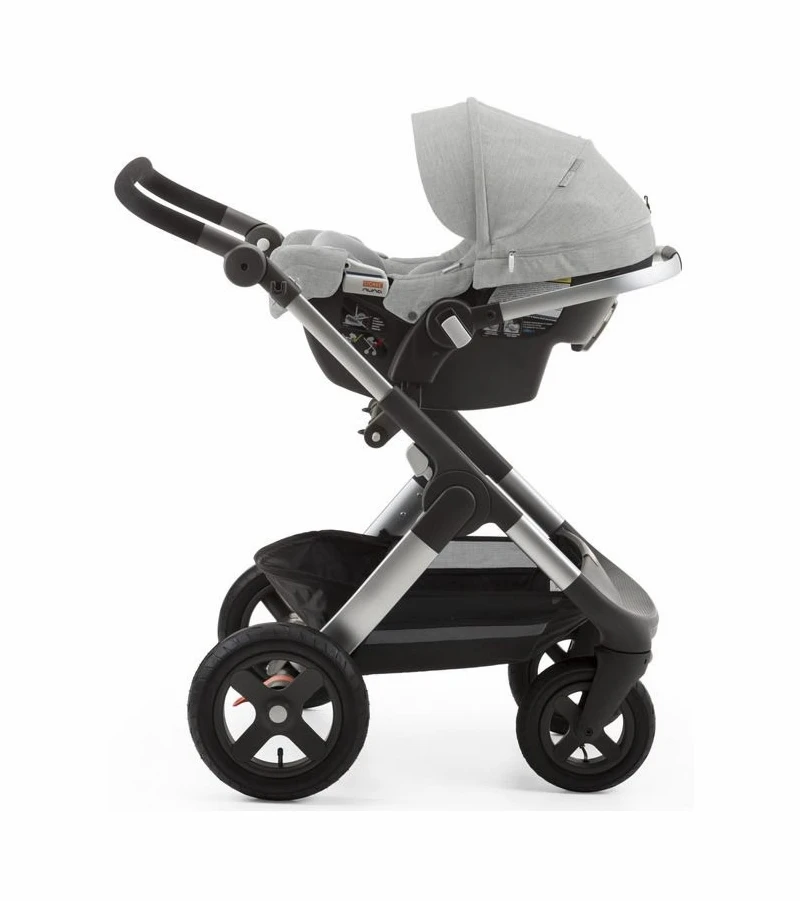 Stokke Pipa Infant Car Seat By Nuna - Grey Melange 2 Stokke Pipa Infant Car Seat By Nuna - Grey Melange - Image 2