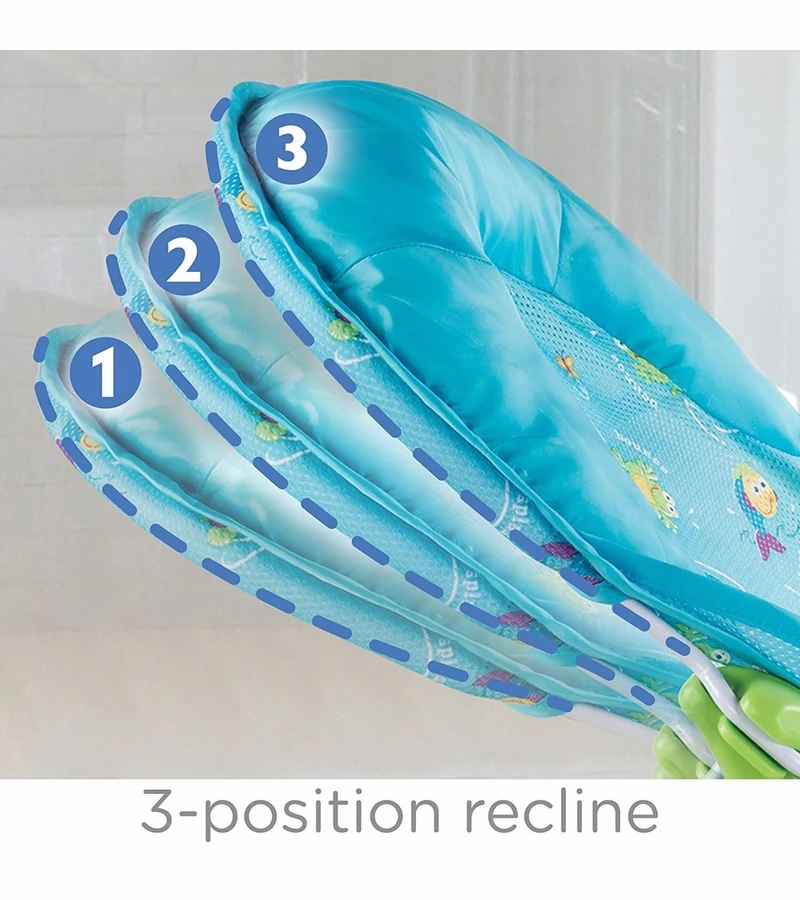 Summer Infant Deluxe Baby Bather - Blue 2 Summer Infant Deluxe Baby Bather - Blue - Image 2