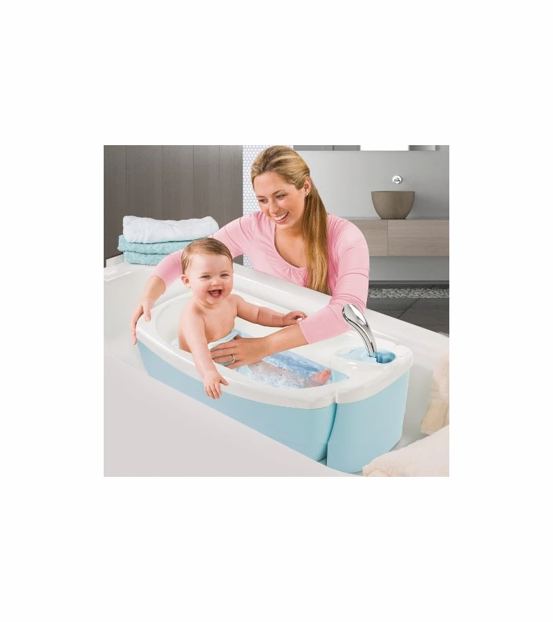 Summer Infant Lil Luxuries Tub - Blue 2 Summer Infant Lil Luxuries Tub - Blue - Image 2