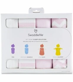Summer Infant SwaddleMe 1st Year Safe Sleep Gift Set - Pink -Britax || Little Unicorn || Graco Shop summer infant swaddleme 1st year safe sleep gift set pink 225