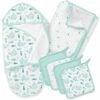 Summer Infant SwaddleMe Baby Bath Gift Set - Striped Whales