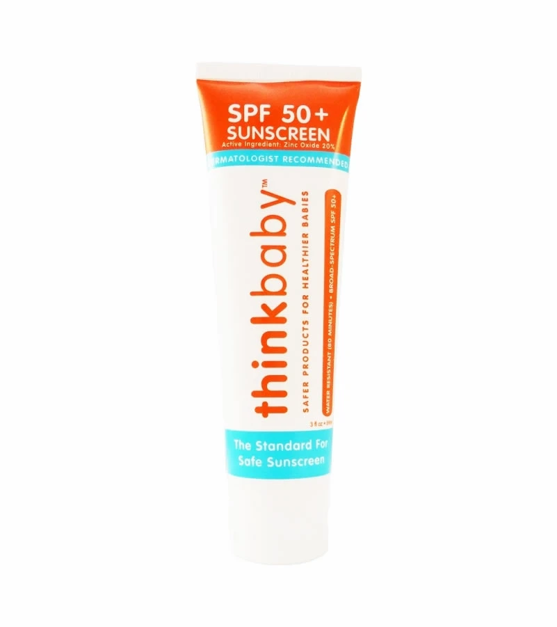 Thinkbaby Safe Sunscreen SPF 50+, 3oz 1 Thinkbaby Safe Sunscreen SPF 50+, 3oz