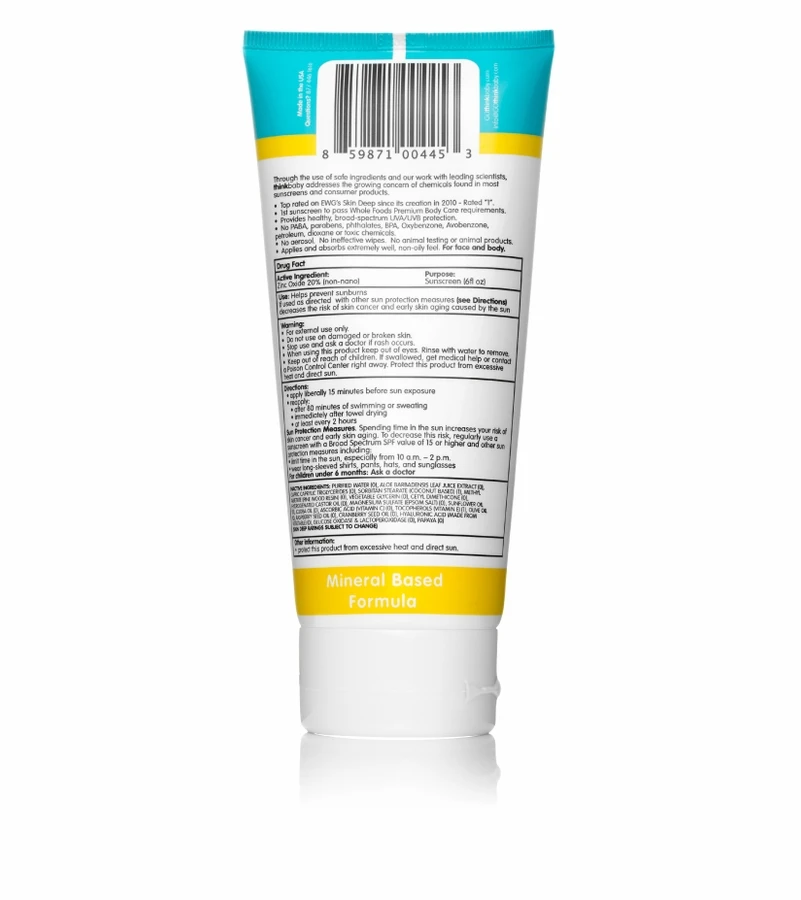 Thinksport Kids Sunscreen Spf 50+, 6oz 2 Thinksport Kids Sunscreen Spf 50+, 6oz - Image 2