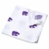 Three Little Anchors College Swaddle Blanket - Kansas State Wildcats