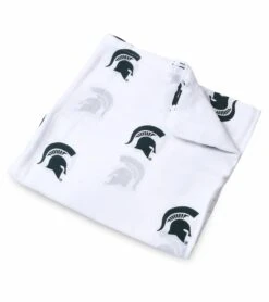 Three Little Anchors College Swaddle Blanket - Michigan State Spartans