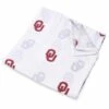Three Little Anchors College Swaddle Blanket - Oklahoma Sooners