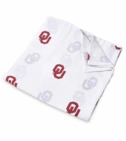 Three Little Anchors College Swaddle Blanket - Oklahoma Sooners