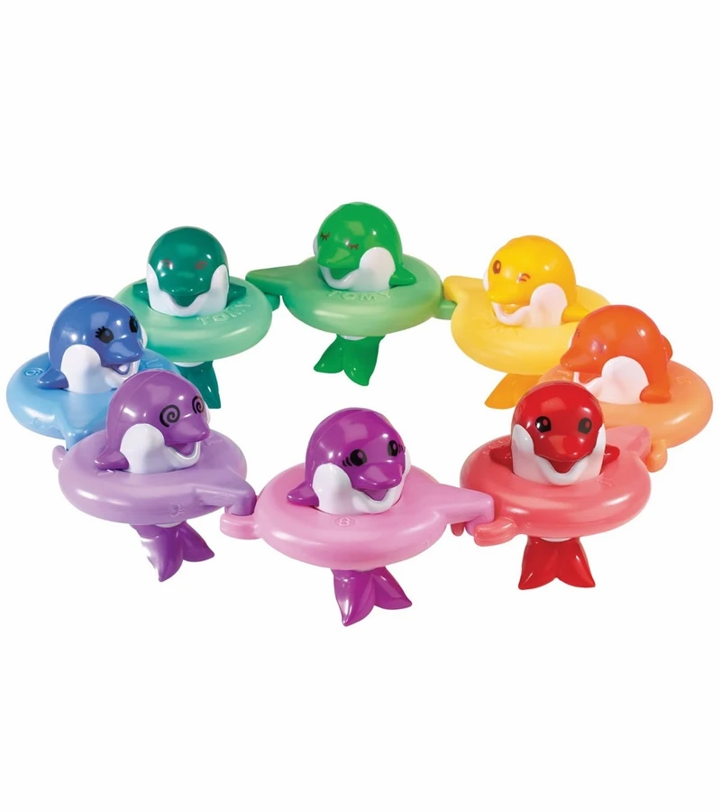 TOMY Do Re Mi Dolphins Bath Toy 1 TOMY Do Re Mi Dolphins Bath Toy