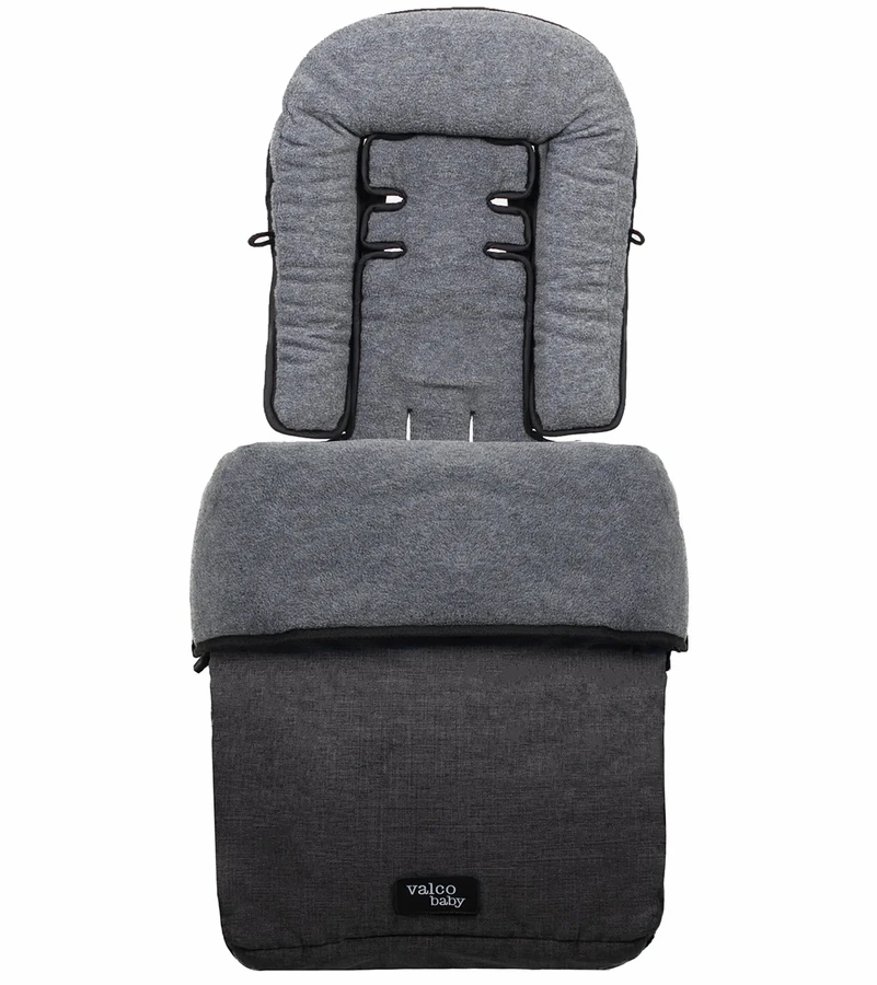 Valco Universal Snug Footmuff - Charcoal 1 Valco Universal Snug Footmuff - Charcoal