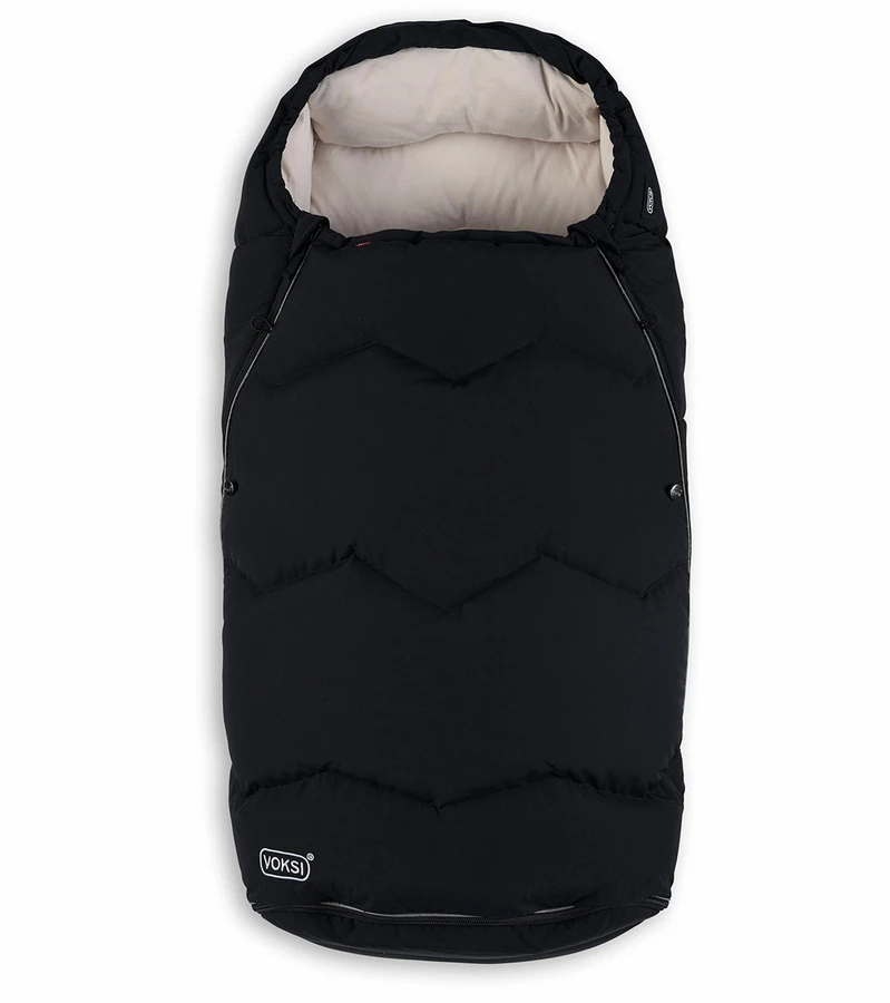 Voksi Urban Footmuff - Black / Cream 1 Voksi Urban Footmuff - Black / Cream