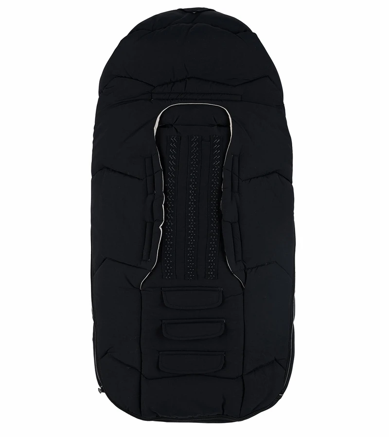 Voksi Urban Footmuff - Black / Cream 2 Voksi Urban Footmuff - Black / Cream - Image 2