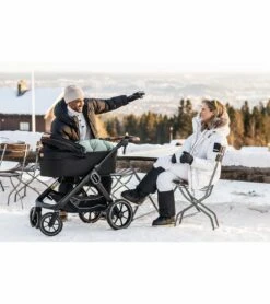 Voksi Urban Footmuff - Black / Cream 8 Voksi Urban Footmuff - Black / Cream -Britax || Little Unicorn || Graco Shop voksi urban footmuff black cream 169