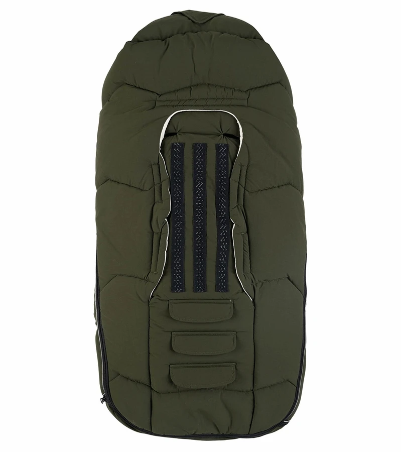 Voksi Urban Footmuff - Pine Green / Cream 2 Voksi Urban Footmuff - Pine Green / Cream - Image 2