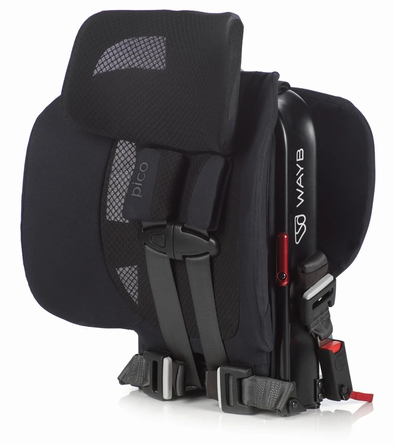 WAYB Pico Forward Facing Travel Car Seat + Deluxe Travel Bag Bundle - Jet 3 WAYB Pico Forward Facing Travel Car Seat + Deluxe Travel Bag Bundle - Jet - Image 3