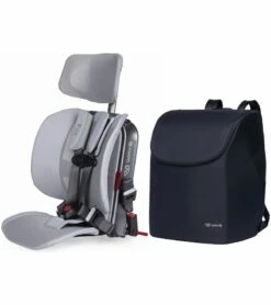 WAYB Pico Forward Facing Travel Car Seat + Deluxe Travel Bag Bundle - Slate